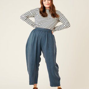 NWT Beyond Nine Mabel Pants in Petrol Blue Size XS